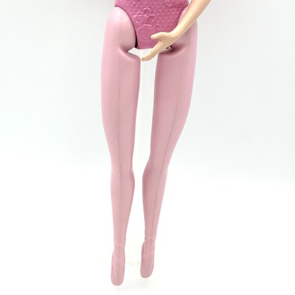 2013 Mattel Barbie Ballerina Doll: Pink Bodice And Shoes, Blonde Hair, Blue Eyes - Picture 4 of 10